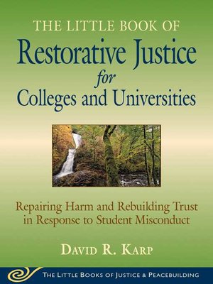 cover image of Little Book of Restorative Justice for Colleges & Universities